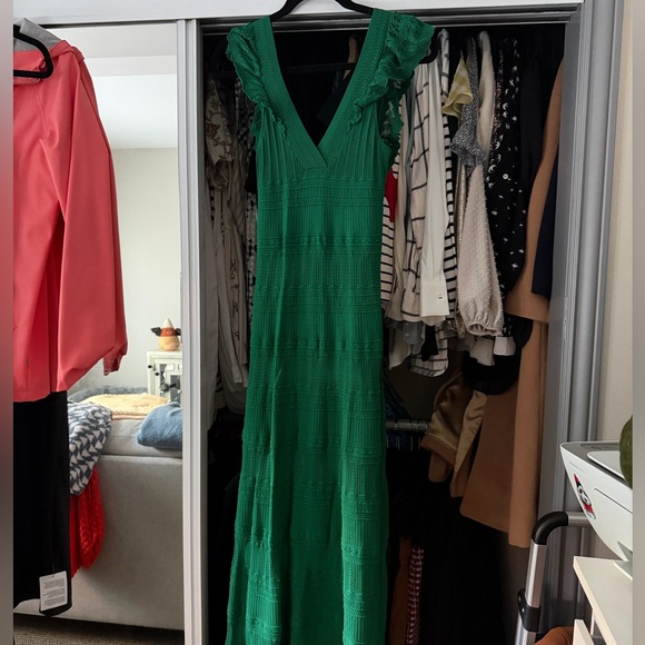 Dresses & Skirts - Sézane Green knitted dress